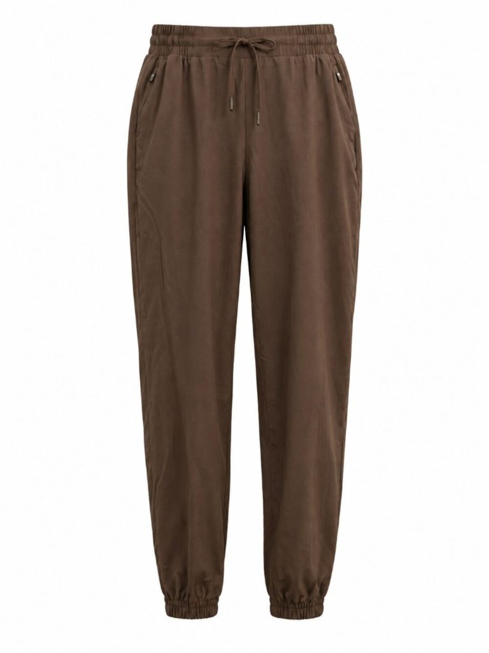 NWT All In Motion Active Light Mid Rise Ankle Length Jogger Pants Sz M Brown